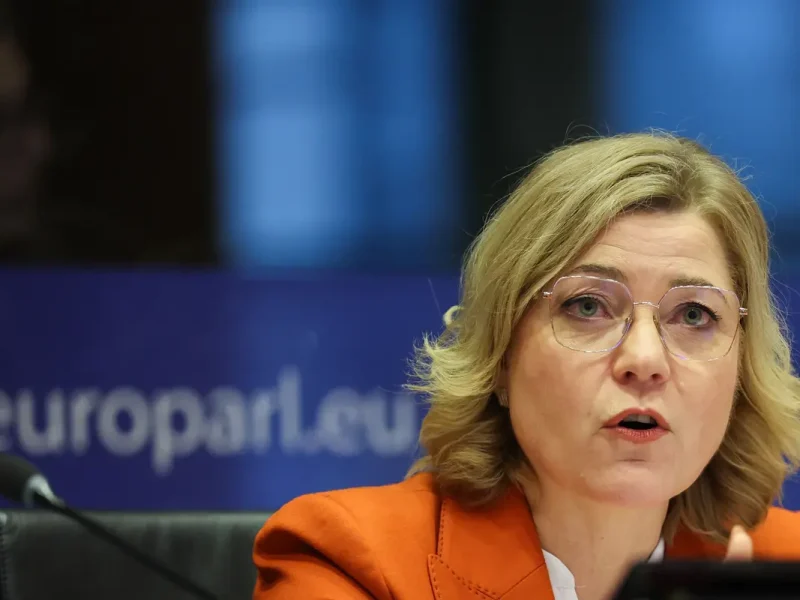 Henna Virkkunen, European Commission Executive Vice-President for Tech Sovereignty, Security and Democracy in the European Parliament.