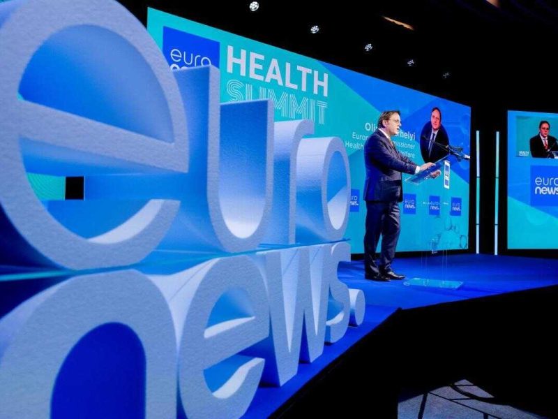 Hungarian EU Commissioner Olivér Várhelyi speaks at Euronews' March 2026 Health Summit ©EU Photographer Jennifer Jacquemart