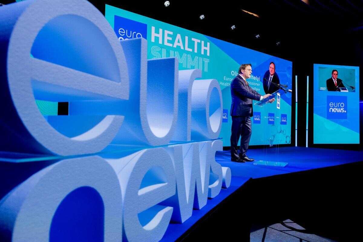 Hungarian EU Commissioner Olivér Várhelyi speaks at Euronews' March 2026 Health Summit ©EU Photographer Jennifer Jacquemart